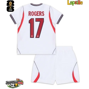Englanti Morgan Rogers #17 Kotipaita Lapsille MM-kisat 2026 Lyhythihainen (+ shortsit)